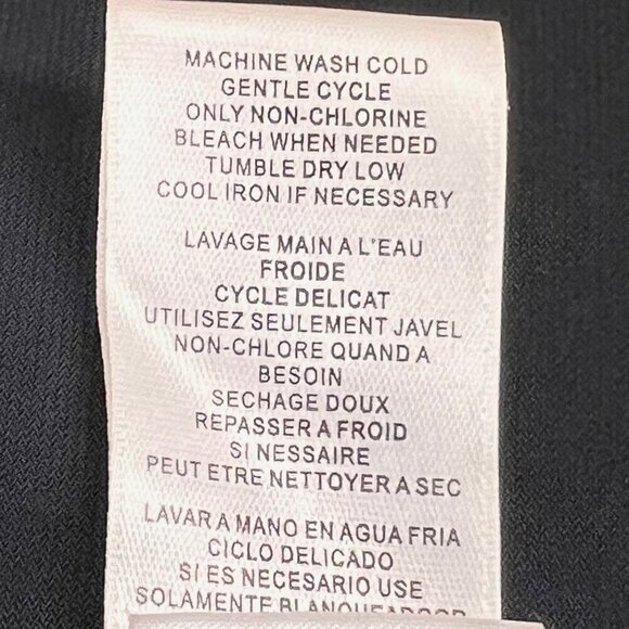 BCBGMAXAZRIA XS Long Sleeve Black Dress Goth Emo Whimsigoth - Picture 11 of 11